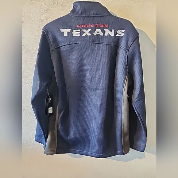 Houston Texans Mens M 1/4 Zip Pullover  NFL Team Apparel FLEECE LINED WARM - Picture 8 of 8